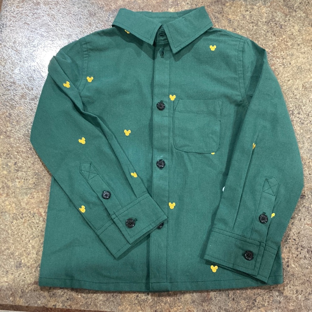 Mickey Mouse collared shirt
